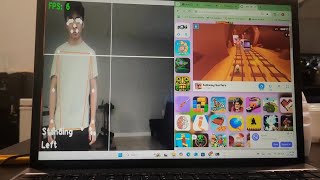 Playing Subway Surfers Game with Body Gestures using Pose Detection | Mediapipe | OpenCV | Python