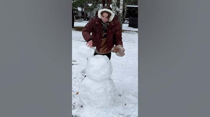Snow Day Fun: How We Built a Snowman #shorts