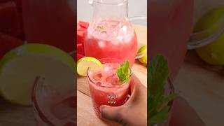 The MOST Refreshing Watermelon Drink 🍉☀️ #watermelon #aguafresca #watermelonjuice