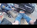 Bodycam Shows Rescue of Man Trapped Under Car Outside Auto Parts Store