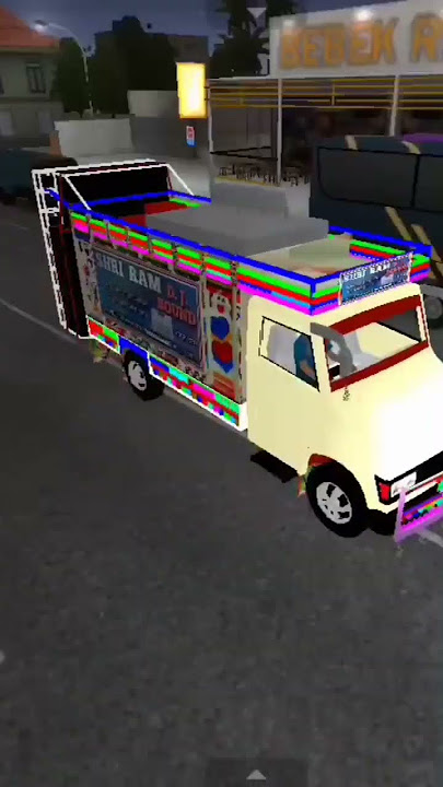 DJ truck bussid mod #bussidmod #youtubeshorts #shortvideo