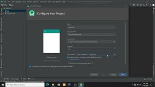 Full Latihan Hello world Project di Android Studio dolphin Update