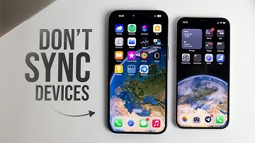 How to Not Sync Apple Devices (tutorial)