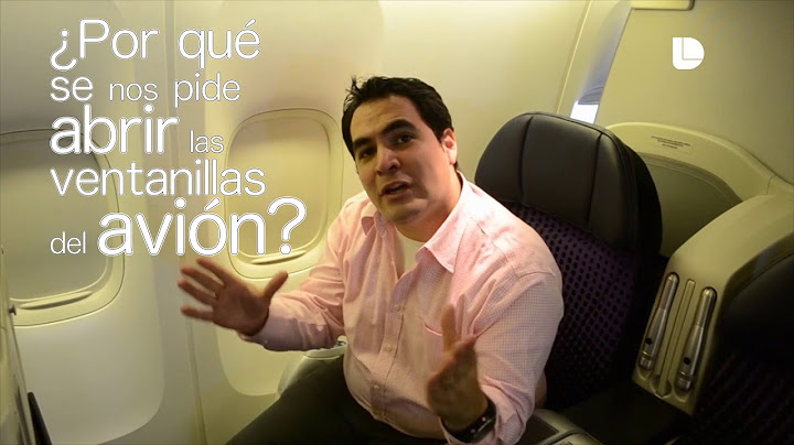 ¿Por qué se nos pide abrir las ventanillas del avión?