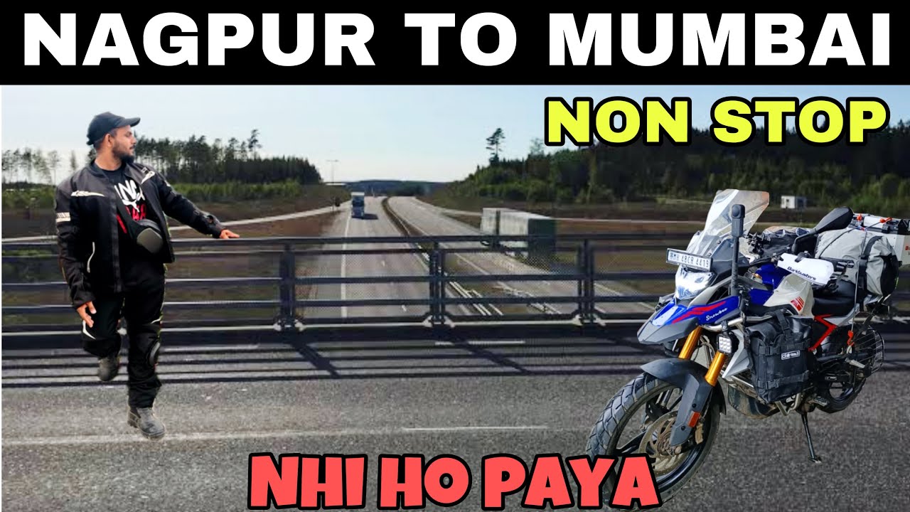 Nagpur To Mumbai Non Stop Ride Nhi Ho Paya ! | Moto Vlog | BMW G310 GS