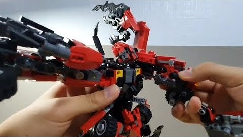 Lego Transformers Overload Transformable Moc Transform Video