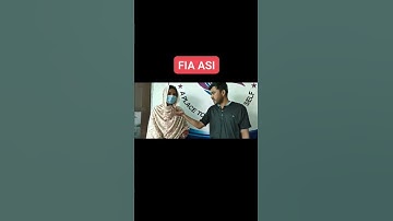 FIA ASI Officer With Sir Waqar Waheed  #shorts