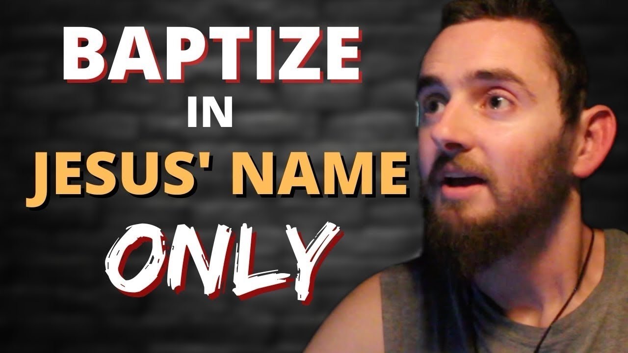 Baptize In Jesus Name Only?