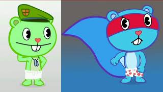 Flippy And Splendid In White Boxers.