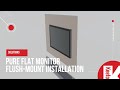Keetouch gmbh pure flat touchscreen monitor flushmount installation demo
