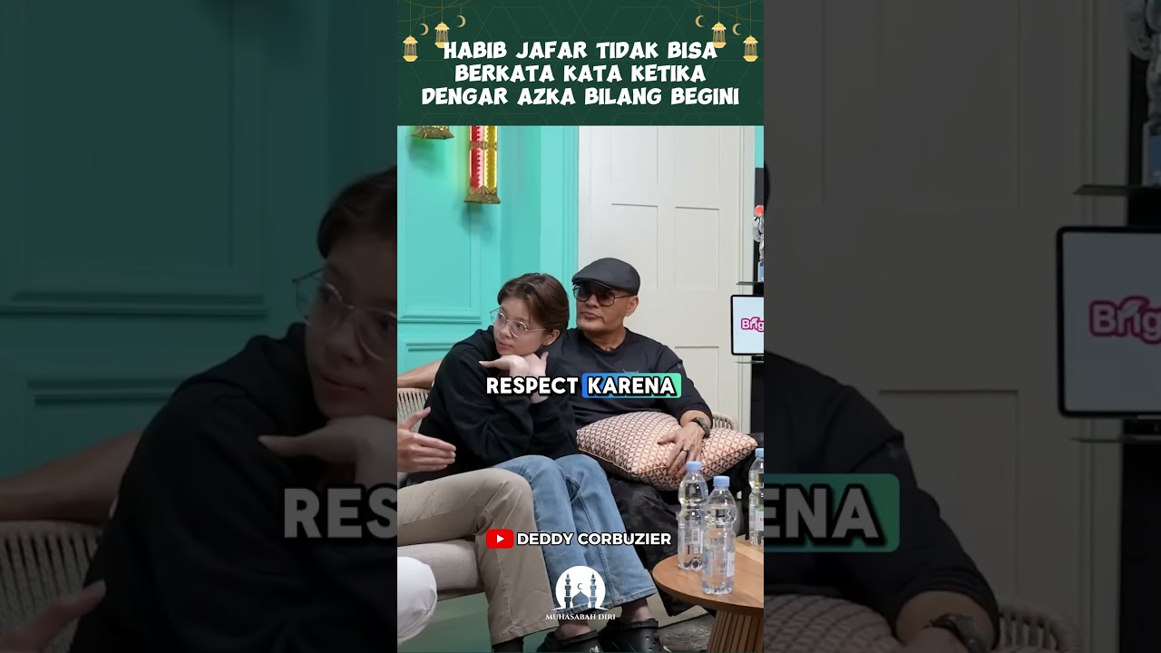 HABIB JAFAR TIDAK BISA BERKATA KATA KETIKA DENGAR AZKA BILANG BEGINI - ONAD BORIS DEDDY CORBUZIER