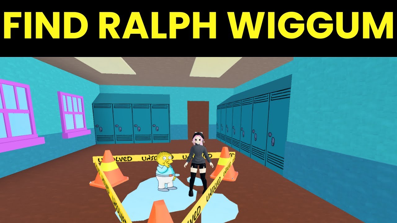 How to Find Ralph Wiggum in Find The Simpsons (Roblox) - YouTube