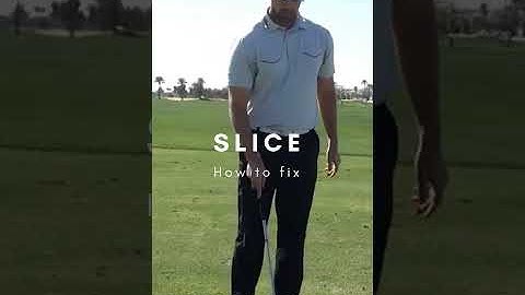 Golf Lesson: How to fix your slice #shorts #golf #golfswing