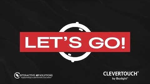 Clevertouch Getting Started Series -  How to turn your screen on