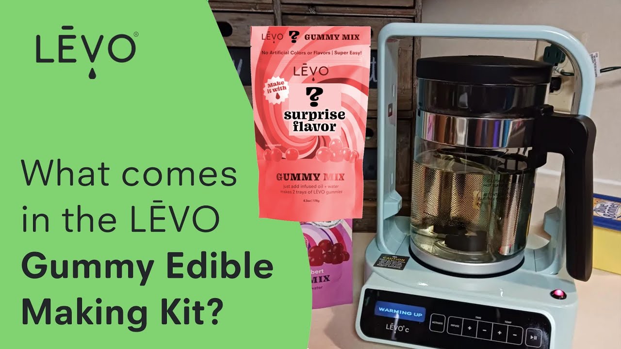 Easy Infused Gummies with LEVO Gummy Mixes  LEVO C Large Batch Herbal  Infuser & Decarb Machine 