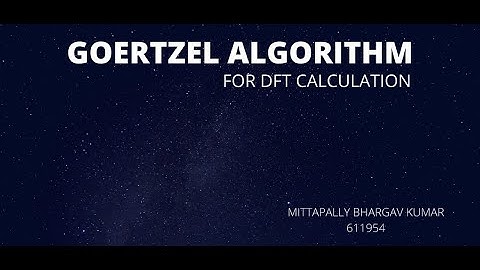 GOERTZEL ALGORITHM 611954