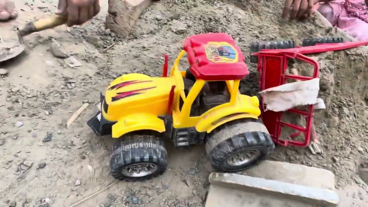 Fun Day with Tractor & Mud Play  Umer Vlog
