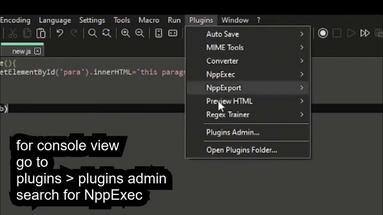 notepad++ HTML,CSS,JS complete Setup YouTube