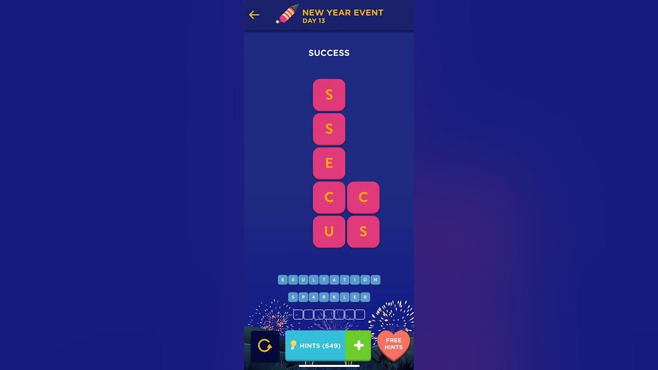 Wordbrain 2 New Year Event [DAY 13] Wordbrain 2 New Year Event Answers YouTube