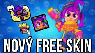 *FREE BRAWL STARS SKIN* nový skin + Pin + 3 výhry !?