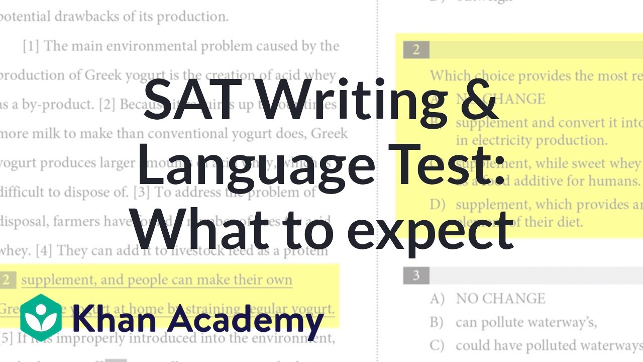 sat practice test writing and language