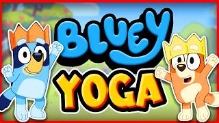 Bluey Summer Brain Break Yoga | Move &amp; Reset