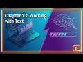Working with Text | Chapter 13 — Learning Data Science