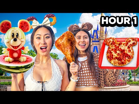 Eating Only Viral Disney Foods For 24 Hours!!