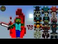 Unfair Zombie Revamped vs Warden Plus | Minecraft Bedrock | Mob Battle