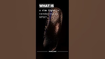 What is a RIM LIGHT in #CGI and #VFX? #blender #houdini #cad #content #hiphop #pop #music #income