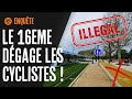 Le 16ᵉ supprime illégalement une piste cyclable 🚲