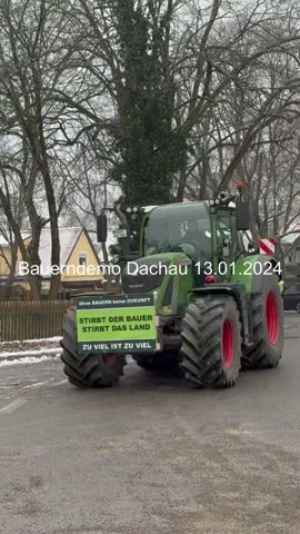 Bauerndemo in Dachau 13.01.2024