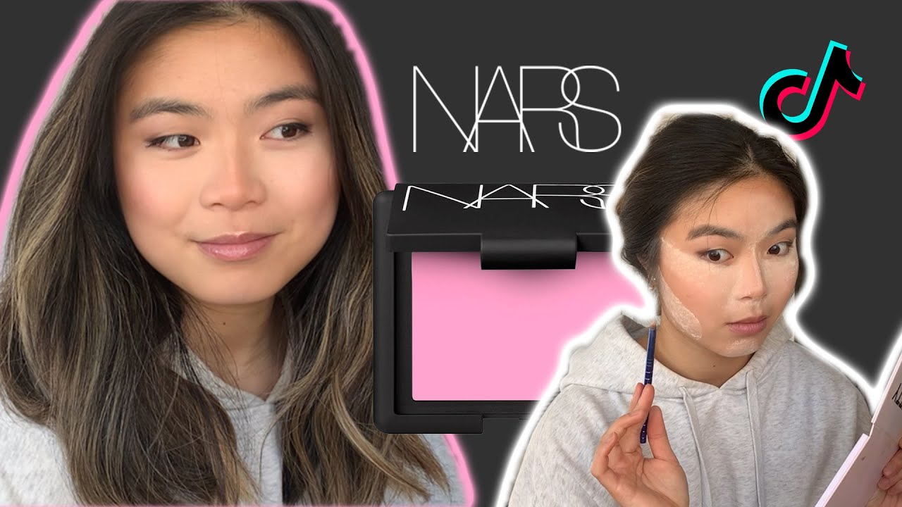 trying the viral tiktok NARS blush! + elf concealers YouTube