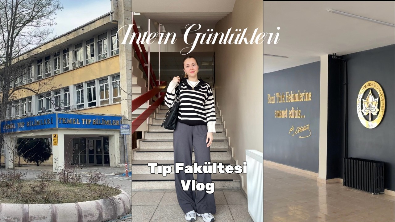tıp fakültesi vlog⋆˚꩜｡ ders sunumu, poliklinik günleri,birlikte nöbet tutuyoruz