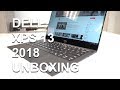 DELL XPS 13 2018 UNBOXING and FIRST IMPRESSIONS #notspon