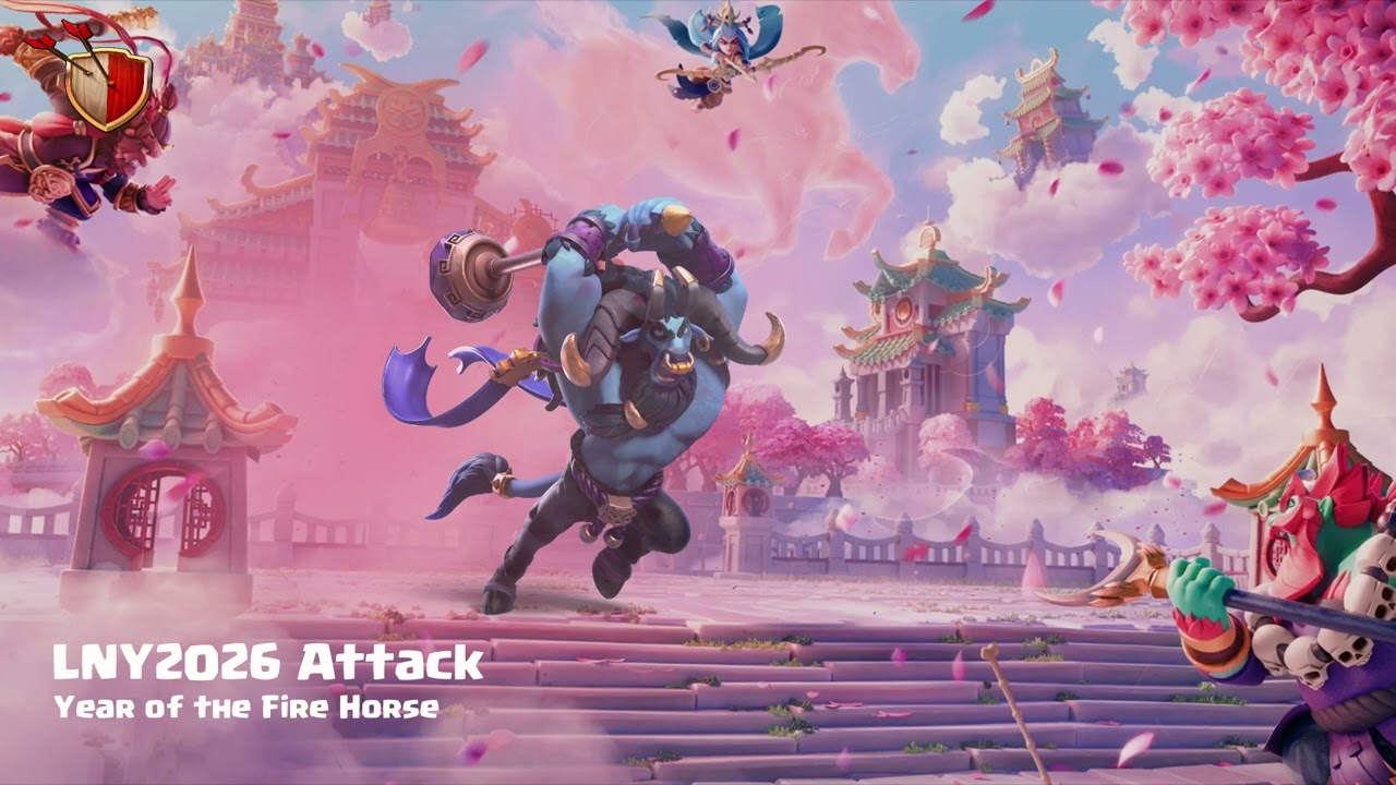 Year of the Fire Horse Attack - Clash of Clans 