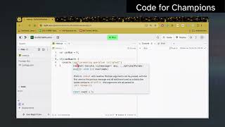 Code For Champions || Intro to JavaScript || Lesson 4 || Control Flow