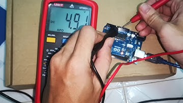 Arduino power output 3.3v reads 5v