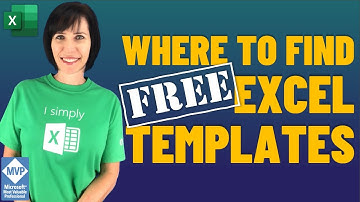 Where to Find FREE Excel Templates