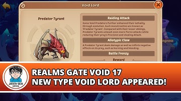 Idle Heroes - Realms Gate Void 17 New Type Void Lord Appeared!
