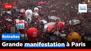 DIRECT | Retraites : grève massive et manifestations en France