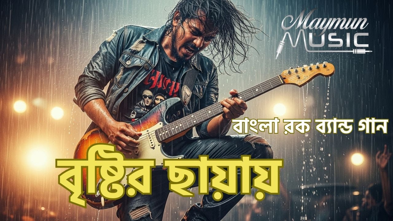 বৃষ্টির ছায়ায় ভেসে যায় মন | Brishtir Chayaye Vheshe Jay Mon | Bangla Rock Band Song