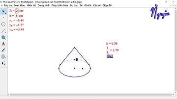 [GSP 5.0] Hướng Dẫn Tạo Tool Hình Nón 2.5D (Biết Bán Kính Và Chiều Cao)