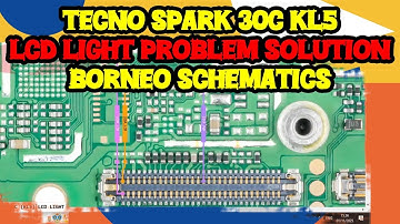 Tecno Spark 30C KL5  Lcd Light Problem Solution || Tecno Spark 30C KL5 DisplayLight Problem Solution