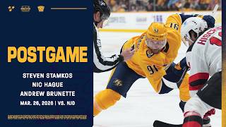 Stamkos, Hague & Brunette - Postgame: March 26, 2026