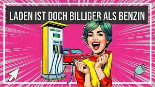 Das Elektroauto laden ist billiger als tanken eines Verbrenners