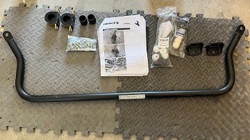 1955 Bel Air front RideTech Sway Bar installation