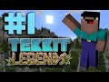 Tekkit Legends Ep 1 || UTILITY SHED!!
