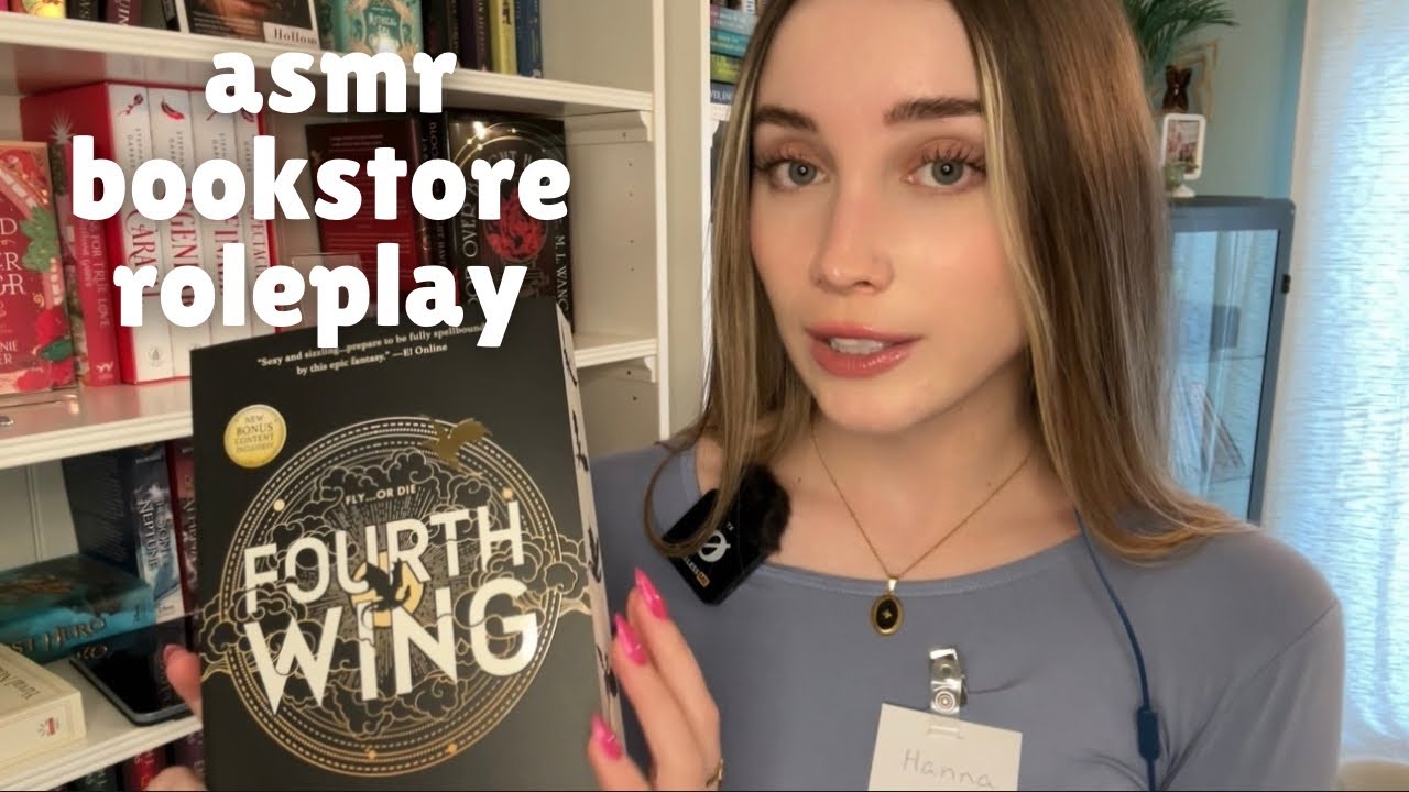ASMR bookstore roleplay (helping you shop for books)