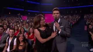 Ryan Seacrest meets an admirer on American Idol